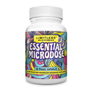 Essential Microdose 125mg Caps (Limitless Mushrooms)